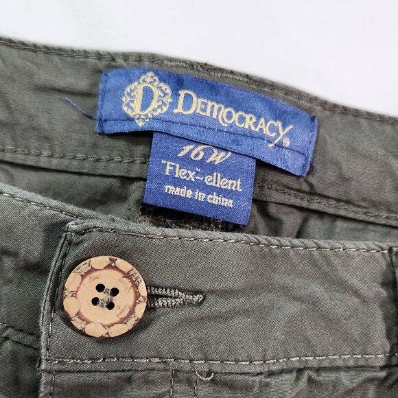 Democracy AbSolution HIRISE Utility Size 16W PANTS (fits like 14W) 6 Pockets - Picture 2 of 5